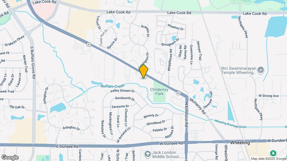 660 McHenry Rd Map and Location Details
