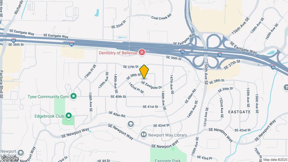 14248 SE Eastgate Dr Map and Location Details