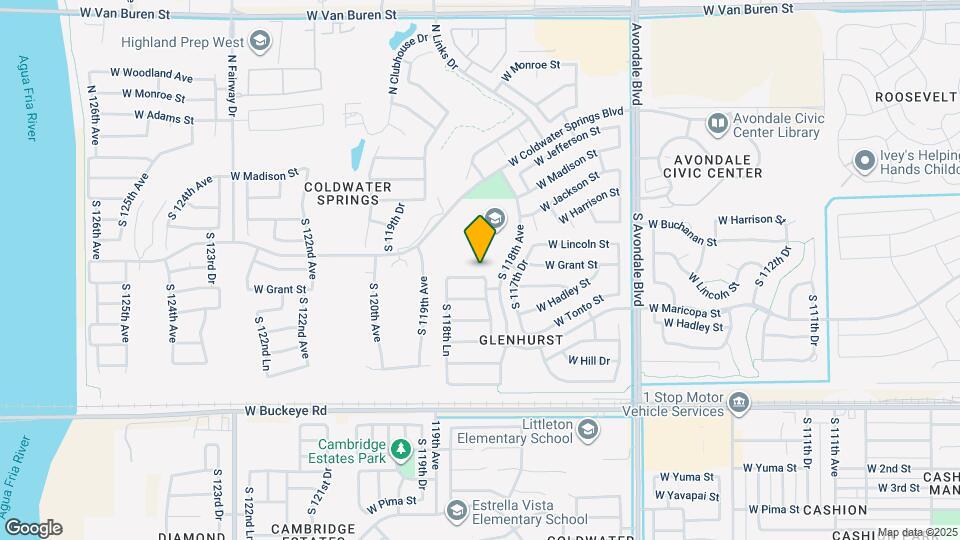 11856 W Grant St Map and Location Details