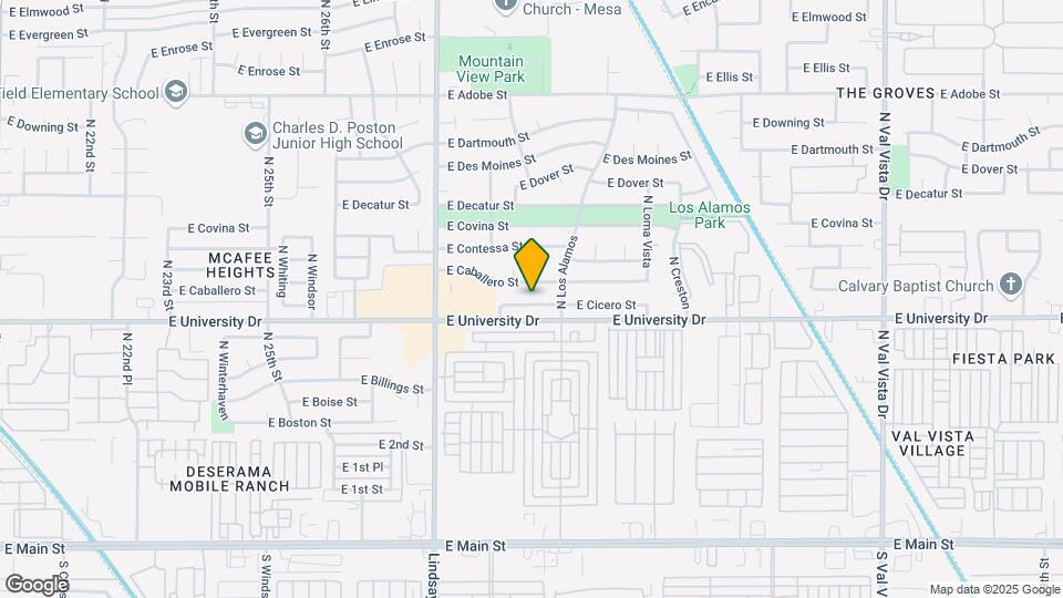 2950 E Cicero St Mapa y Detalles de la Ubicación