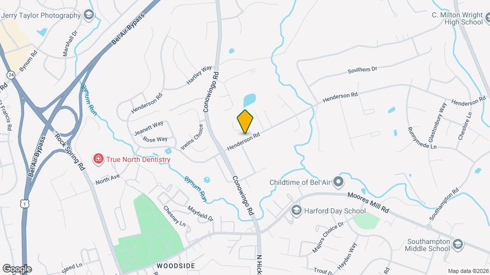 704 Henderson Rd Map and Location Details