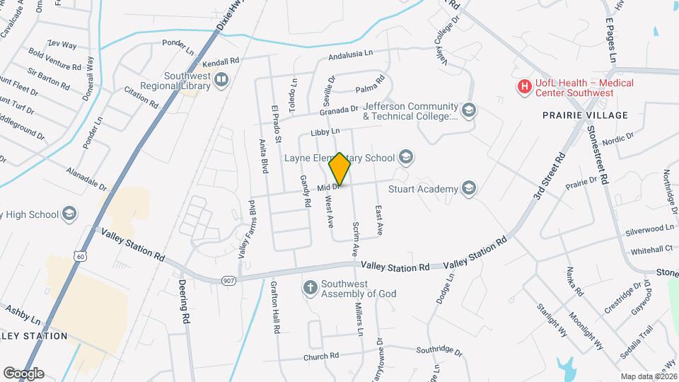 4806 Mid Dr Map and Location Details