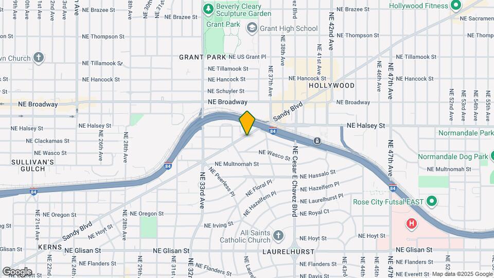 3556 NE Sandy Blvd Map and Location Details