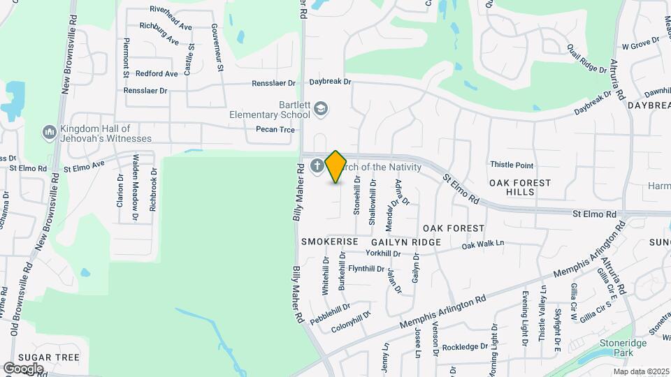 3811 Westridge Dr Map and Location Details