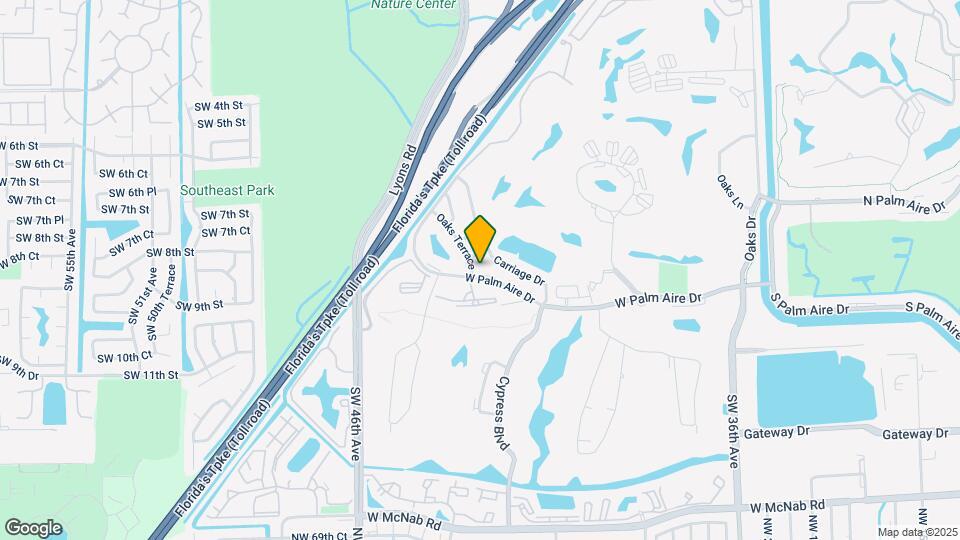 4119 W Palm Aire Dr Map and Location Details