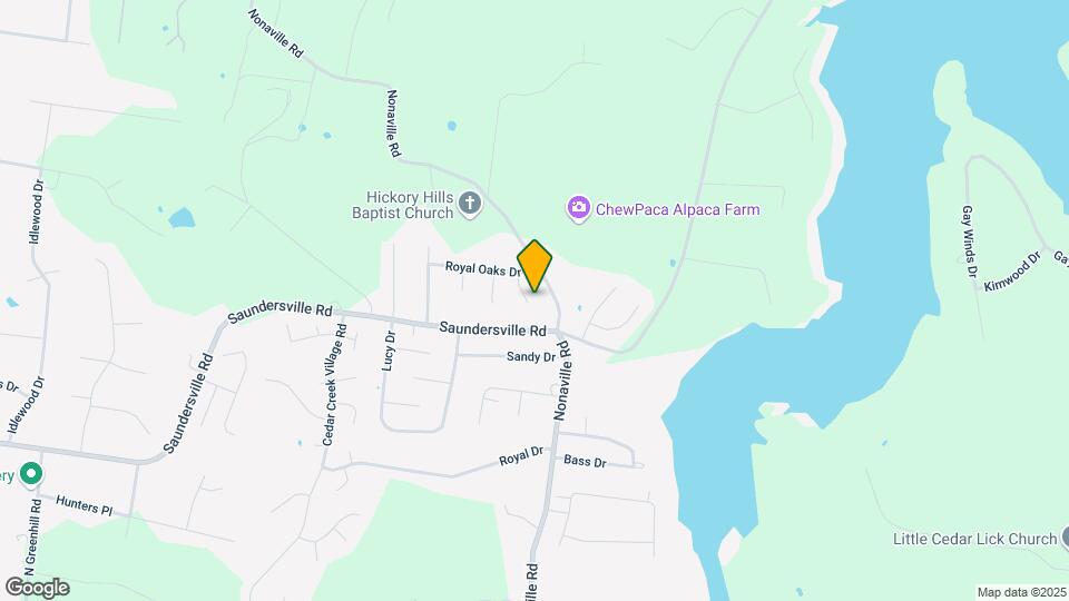 609 Oak Cove Ct Map and Location Details