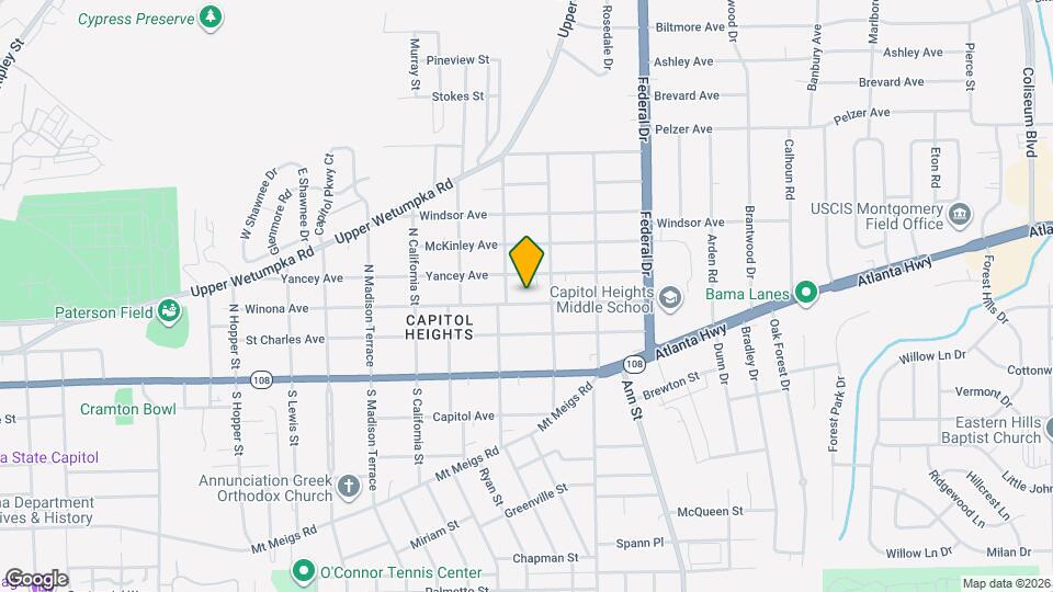2121 Winona Ave Map and Location Details