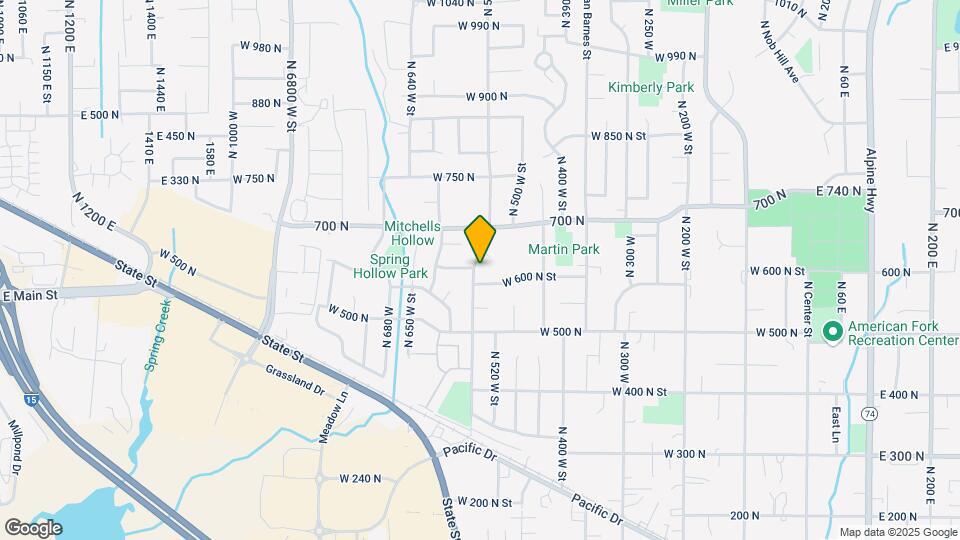 628 N 540 W Map and Location Details