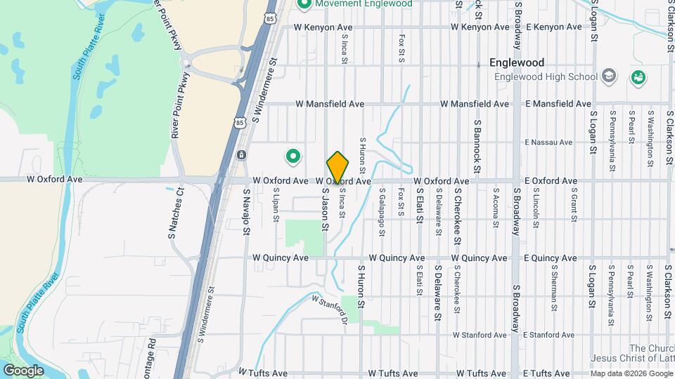 4105 S Inca St Map and Location Details