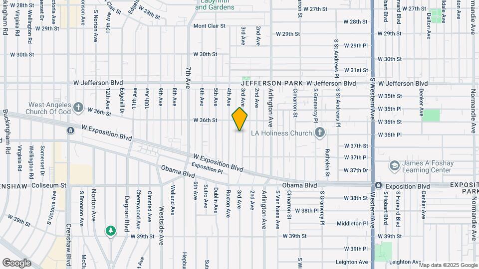 3633 3rd Ave Map and Location Details