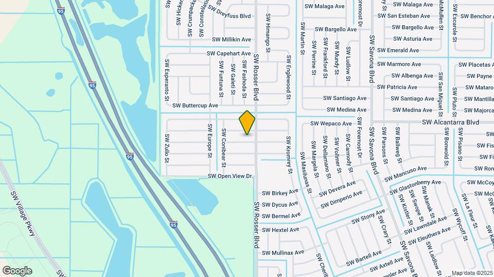 1721 SW Whipple Ave Map and Location Details