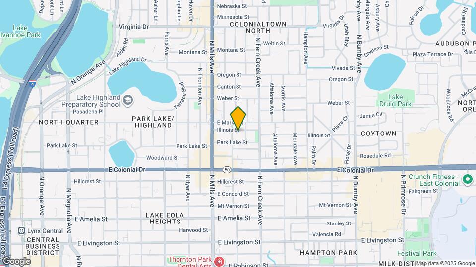 1410 Illinois St Map and Location Details