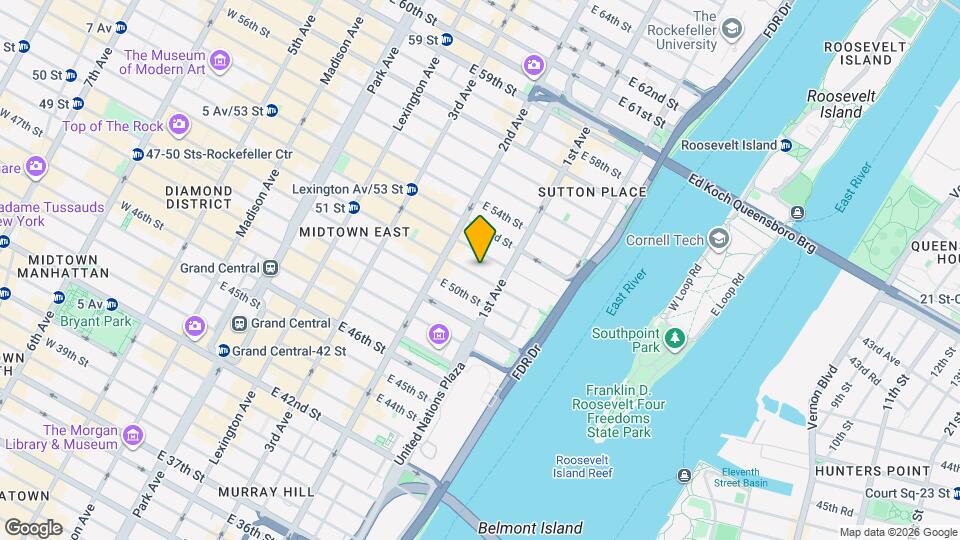 335-341 E 51st St Map and Location Details