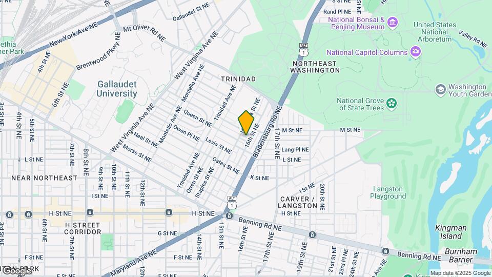 1514 Queen St NE Mapa y Detalles de la Ubicación