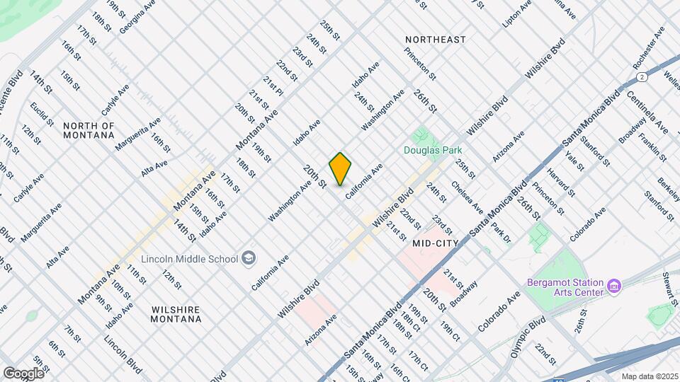 1045 20th St Map and Location Details
