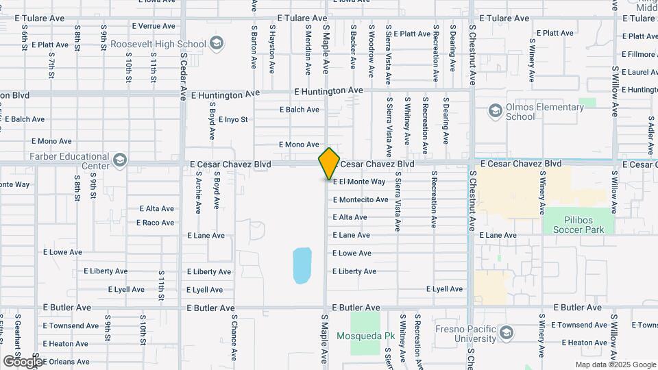 809 S Maple Ave Map and Location Details