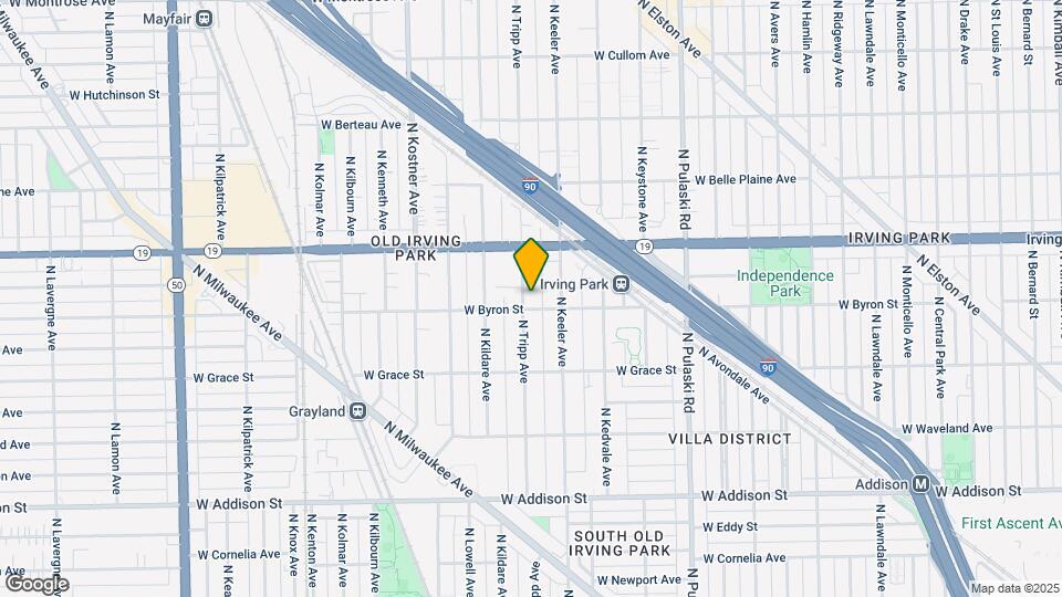 3907 N Tripp Ave Mapa y Detalles de la Ubicación