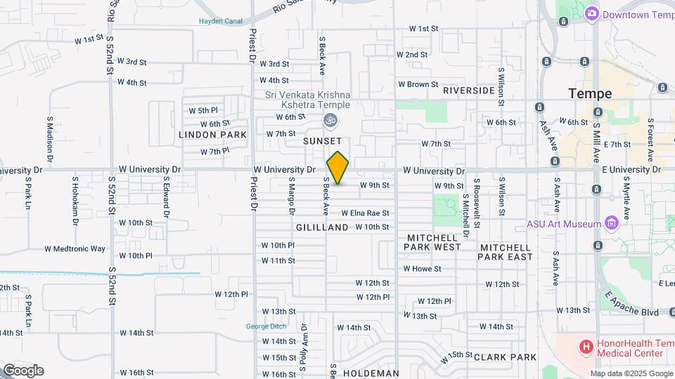1135 W 9th St Map and Location Details
