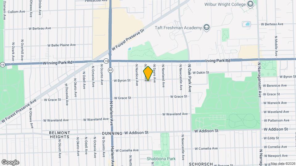 3855 N Nora Ave Map and Location Details