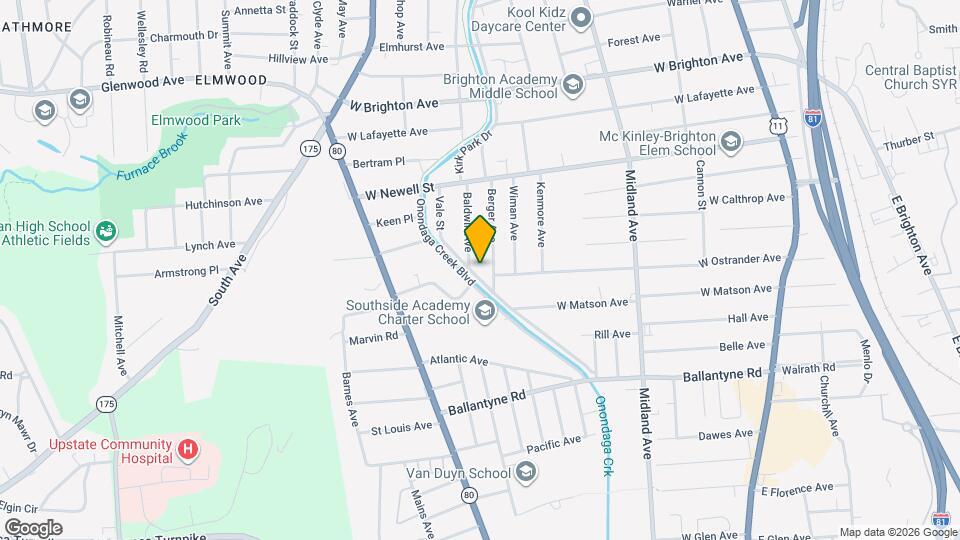 191 Baldwin Ave Map and Location Details