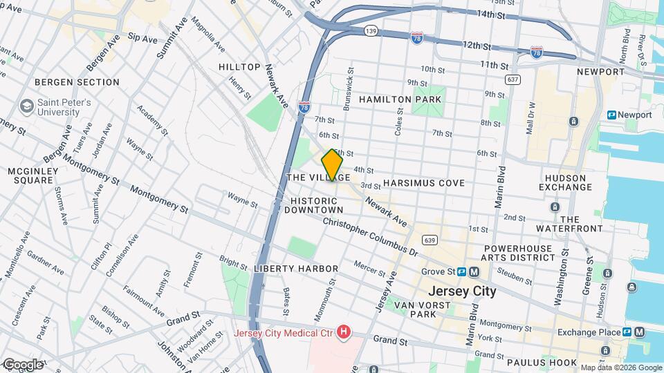 131 Brunswick St Map and Location Details