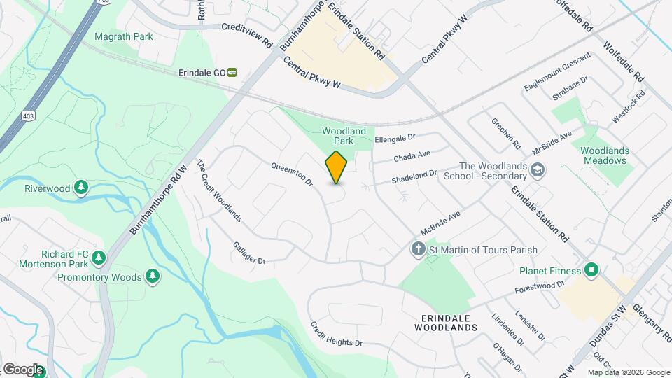 3482 Ashcroft Crescent Map and Location Details