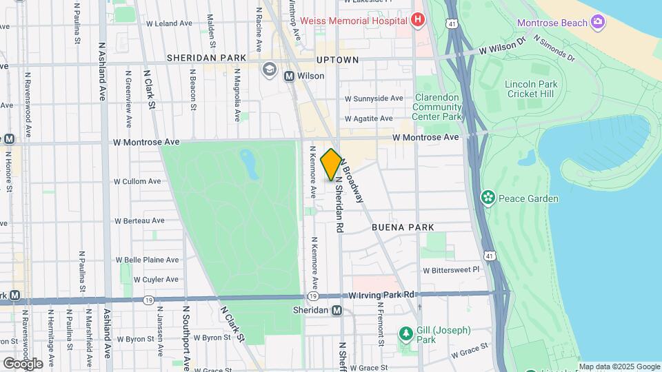 4242 N Sheridan Rd Map and Location Details