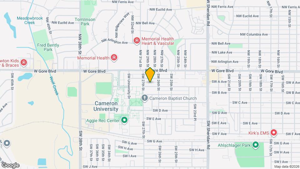 2613 SW A Ave Map and Location Details