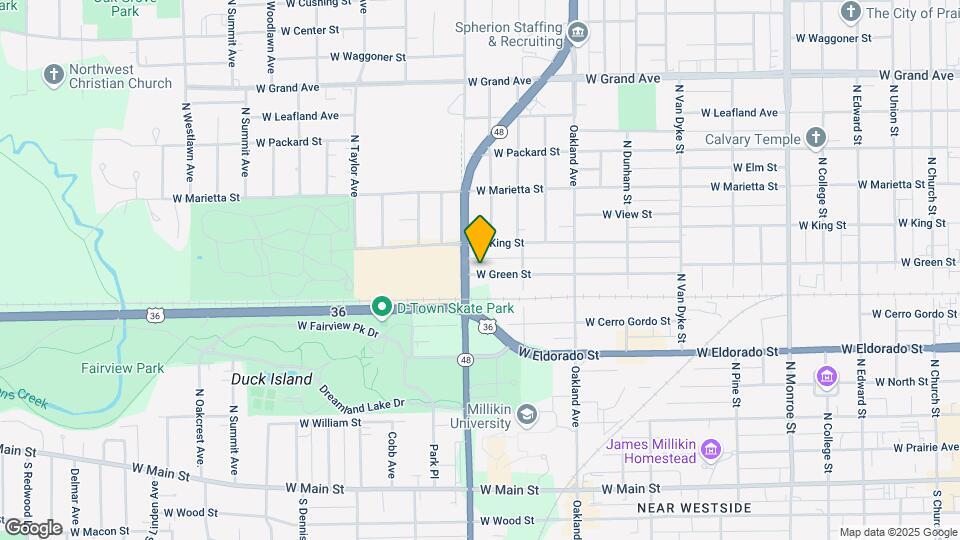 1274 W Green St Map and Location Details