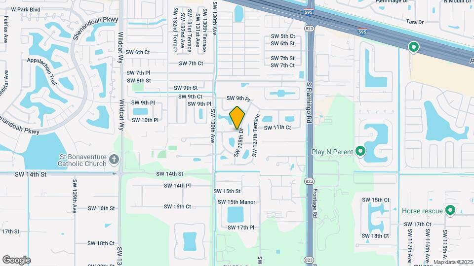 12840 SW 11th Pl Map and Location Details