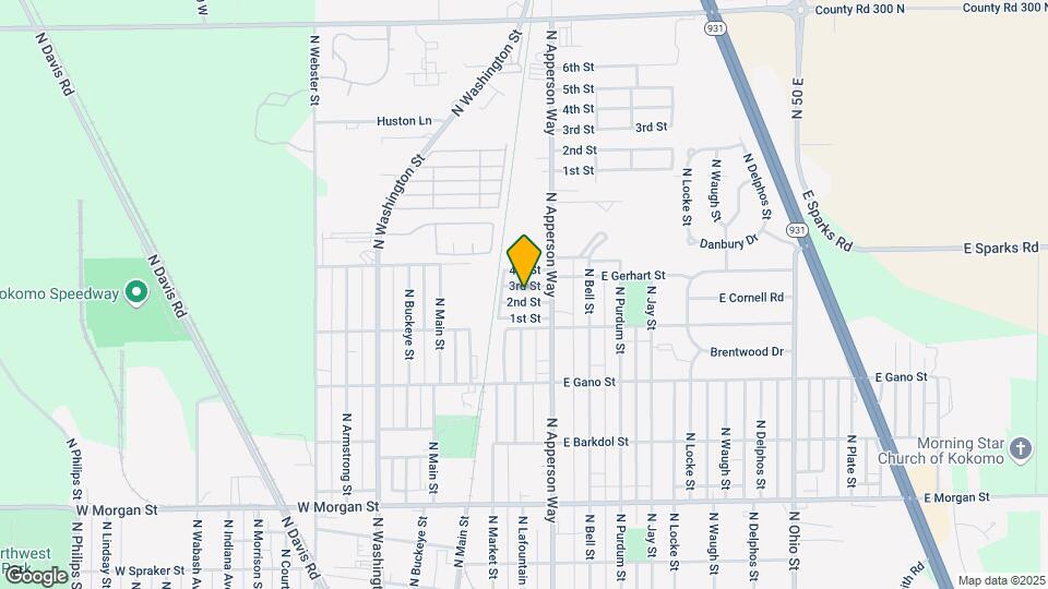 2501 N Apperson Way Map and Location Details