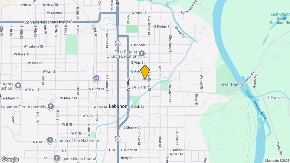 260 E Sherman St Mapa y Detalles de la Ubicación