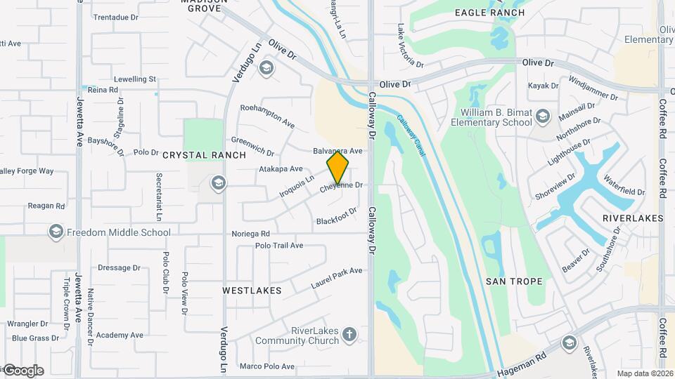 9809 Cheyenne Dr Map and Location Details