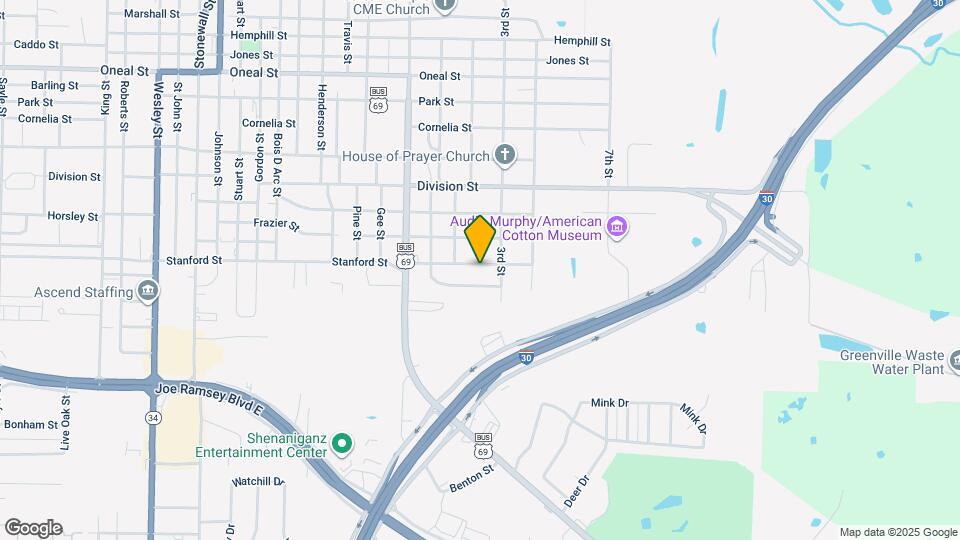 1221 Stanford St Map and Location Details