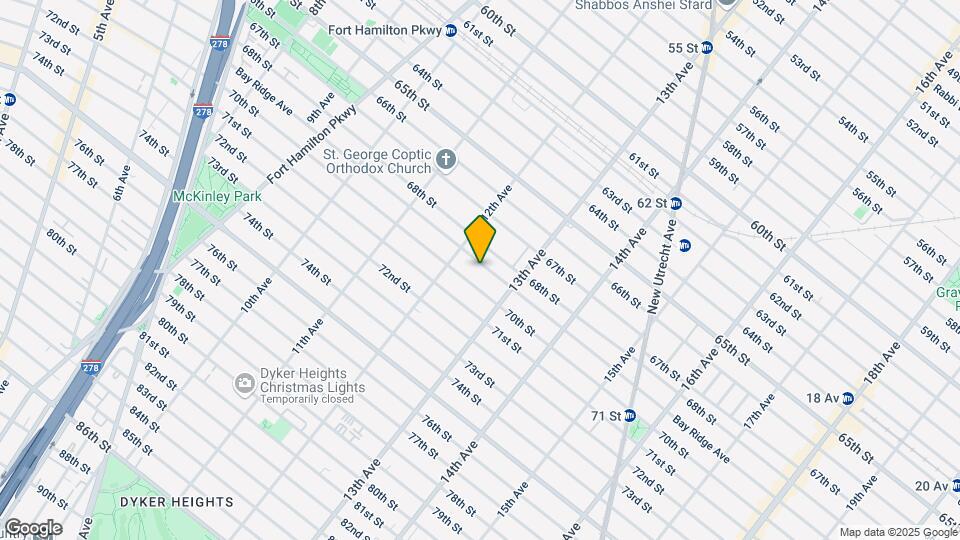1238 Bay Ridge Ave Map and Location Details