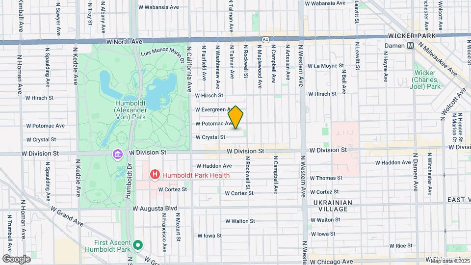 2622 W Crystal St Map and Location Details