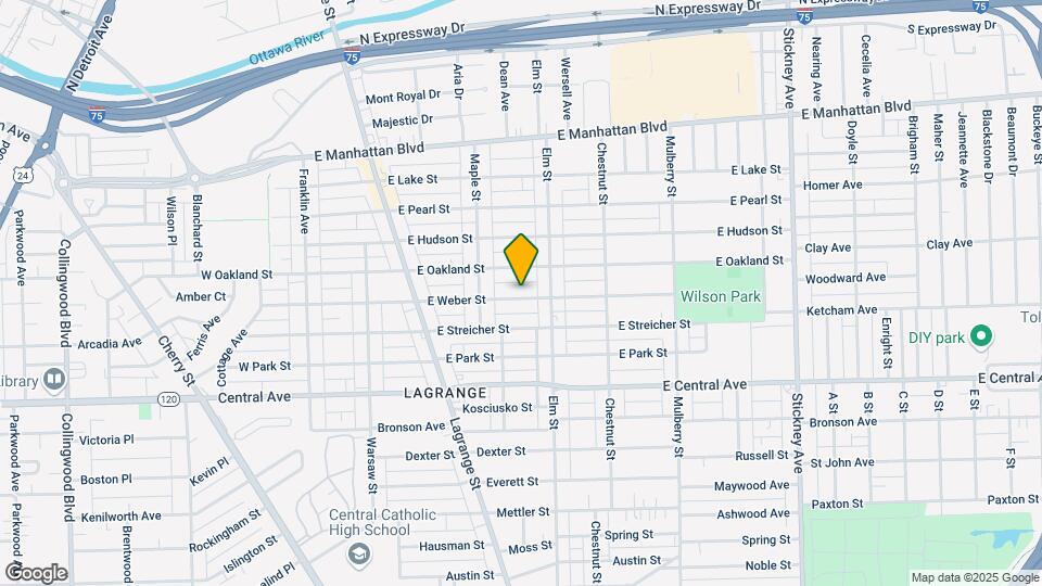 341 E Weber St Map and Location Details