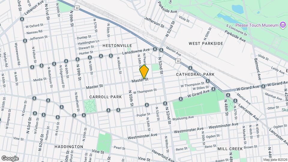 5342 Master St Map and Location Details