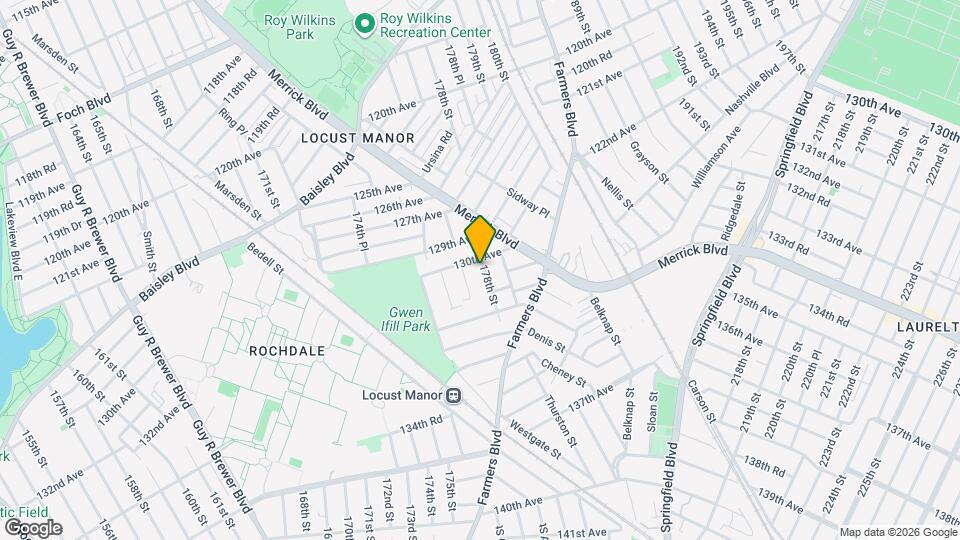 130-12 178th St Map and Location Details