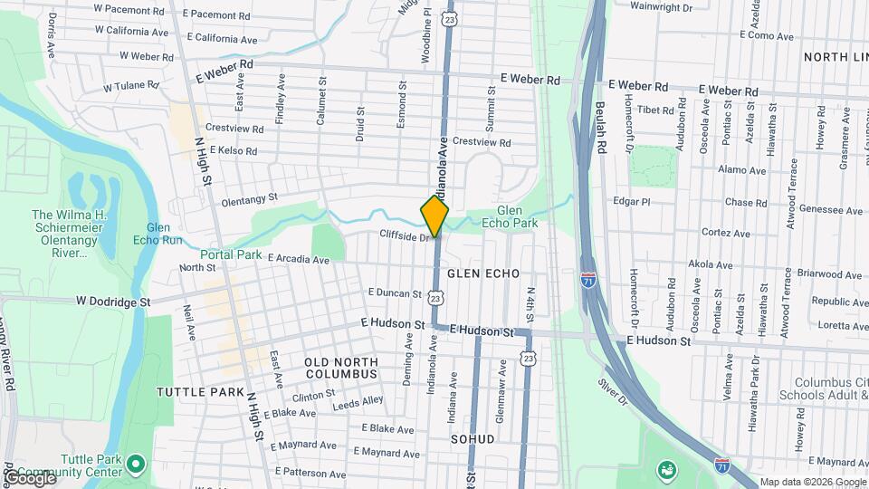 2685 Indianola Ave Mapa y Detalles de la Ubicación