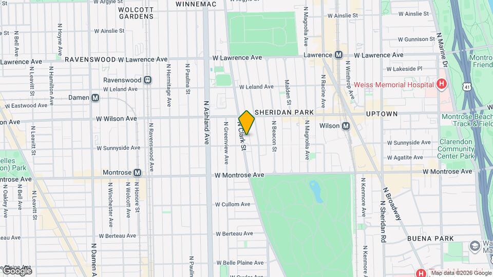 4515 N Clark St Map and Location Details