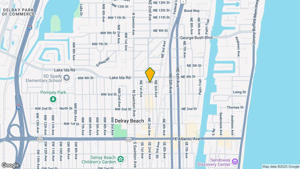 325 NE 2nd Ave Map and Location Details