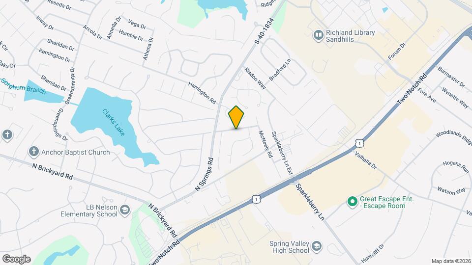 216 Pond Ridge Rd E Mapa y Detalles de la Ubicación