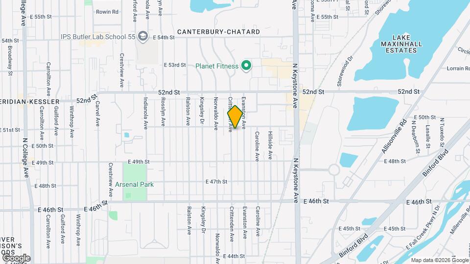 4969 Crittenden Ave Map and Location Details