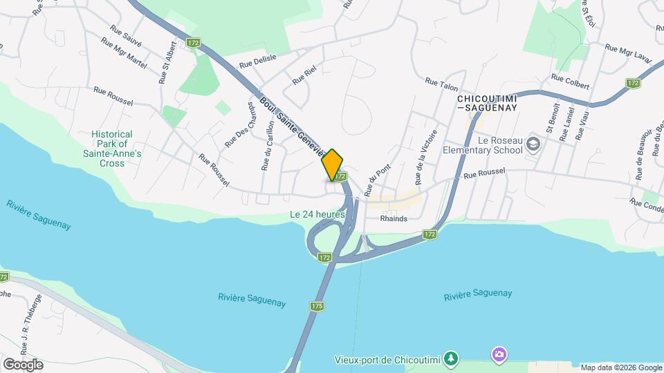 2296 Roussel Rue Map and Location Details