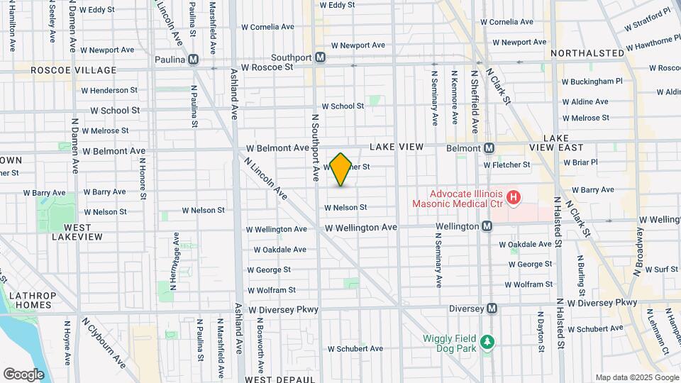 1325 W Barry Ave Mapa y Detalles de la Ubicación