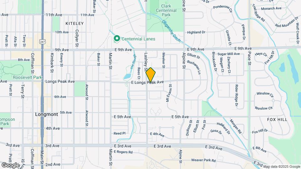 205 E Longs Peak Ave Map and Location Details