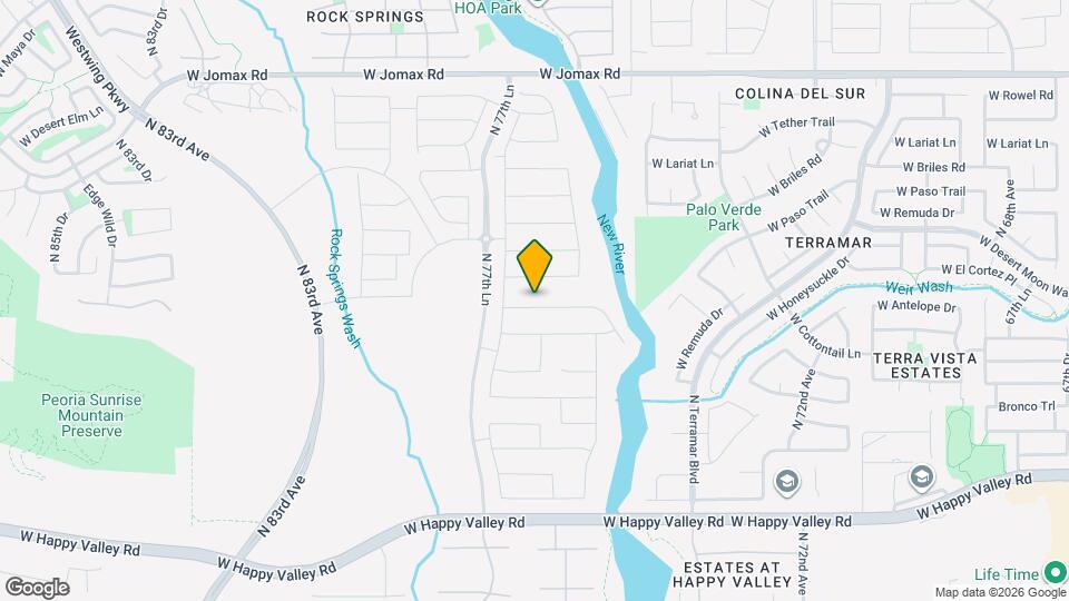 7680 W Honeysuckle Dr Map and Location Details