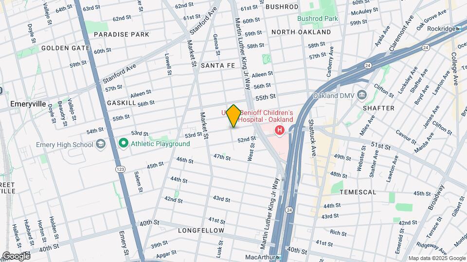849 53rd St Map and Location Details
