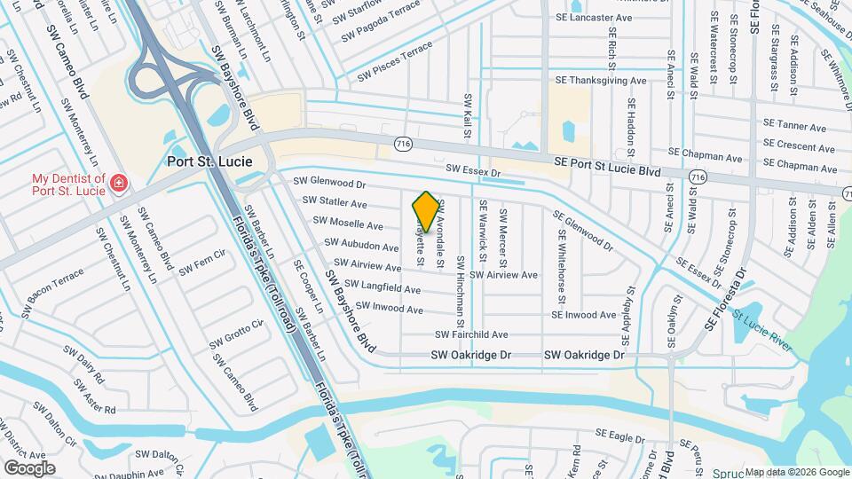 2465 SW Lafayette St Mapa y Detalles de la Ubicación